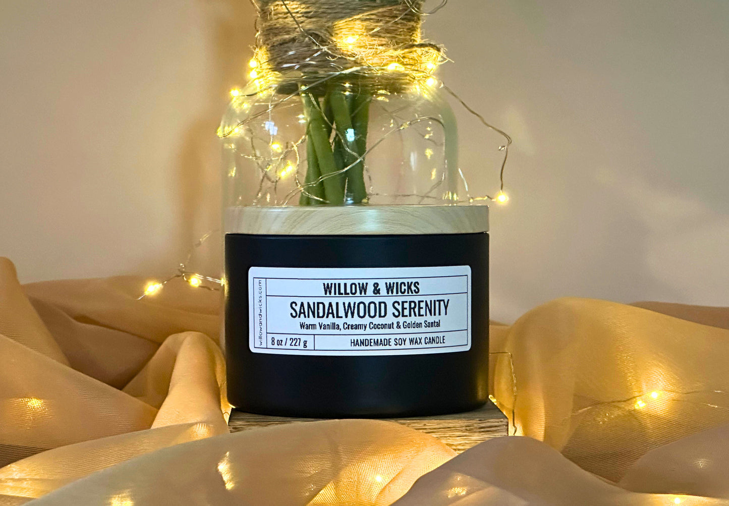 Sandalwood Serenity Candle | Vanilla, Coconut & Santal