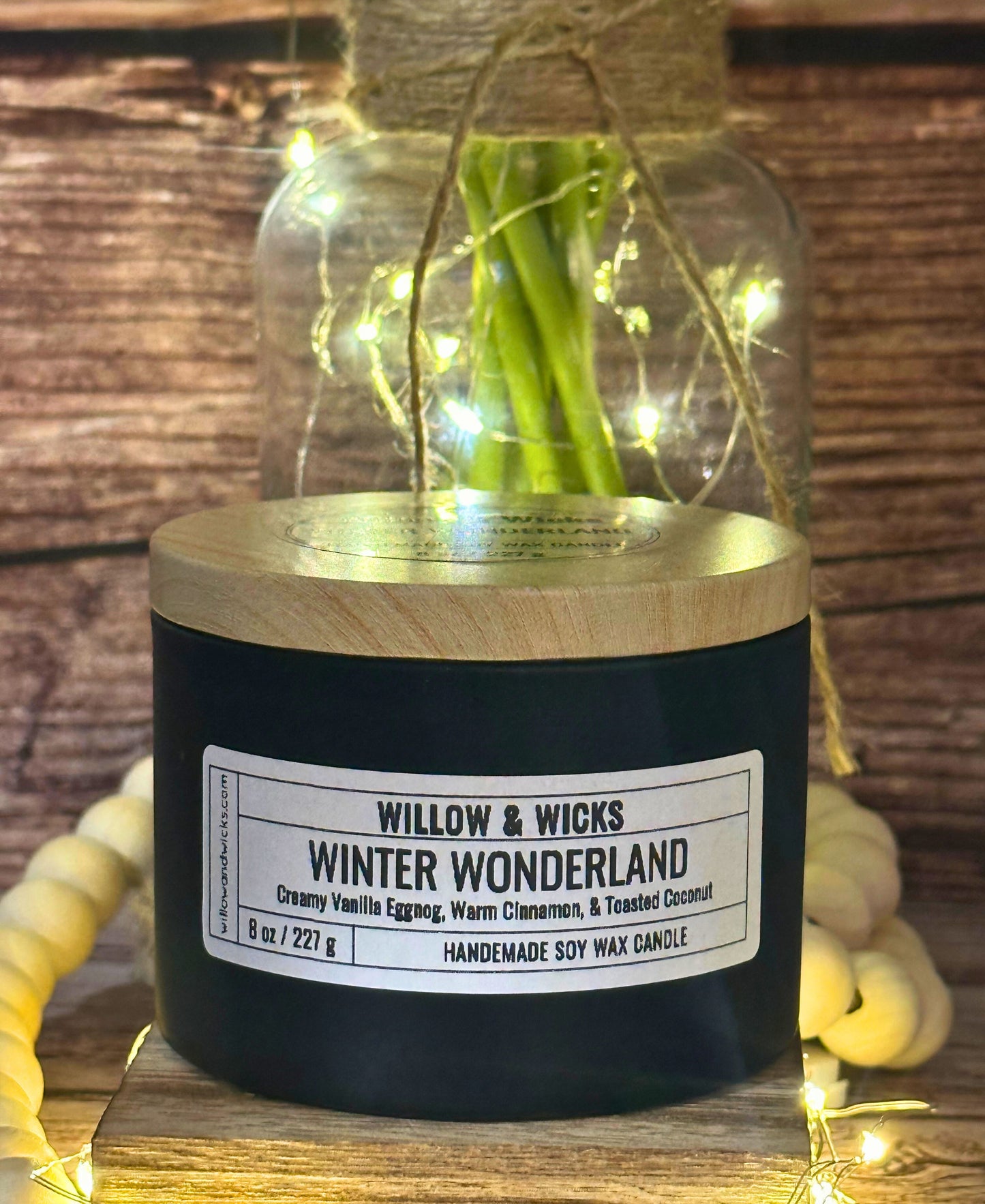 Winter Wonderland Candle | Vanilla Eggnog, Cinnamon & Toasted Coconut