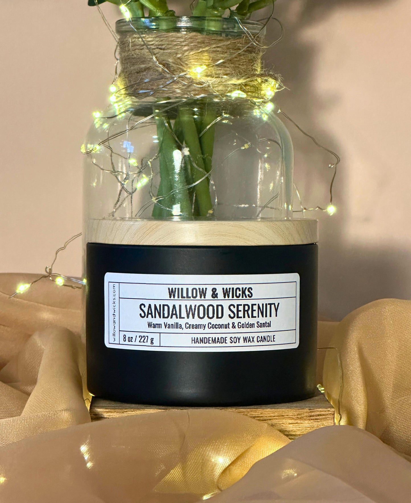 Sandalwood Serenity Candle | Vanilla, Coconut & Santal