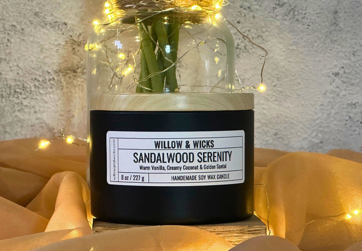 Sandalwood Serenity Candle | Vanilla, Coconut & Santal