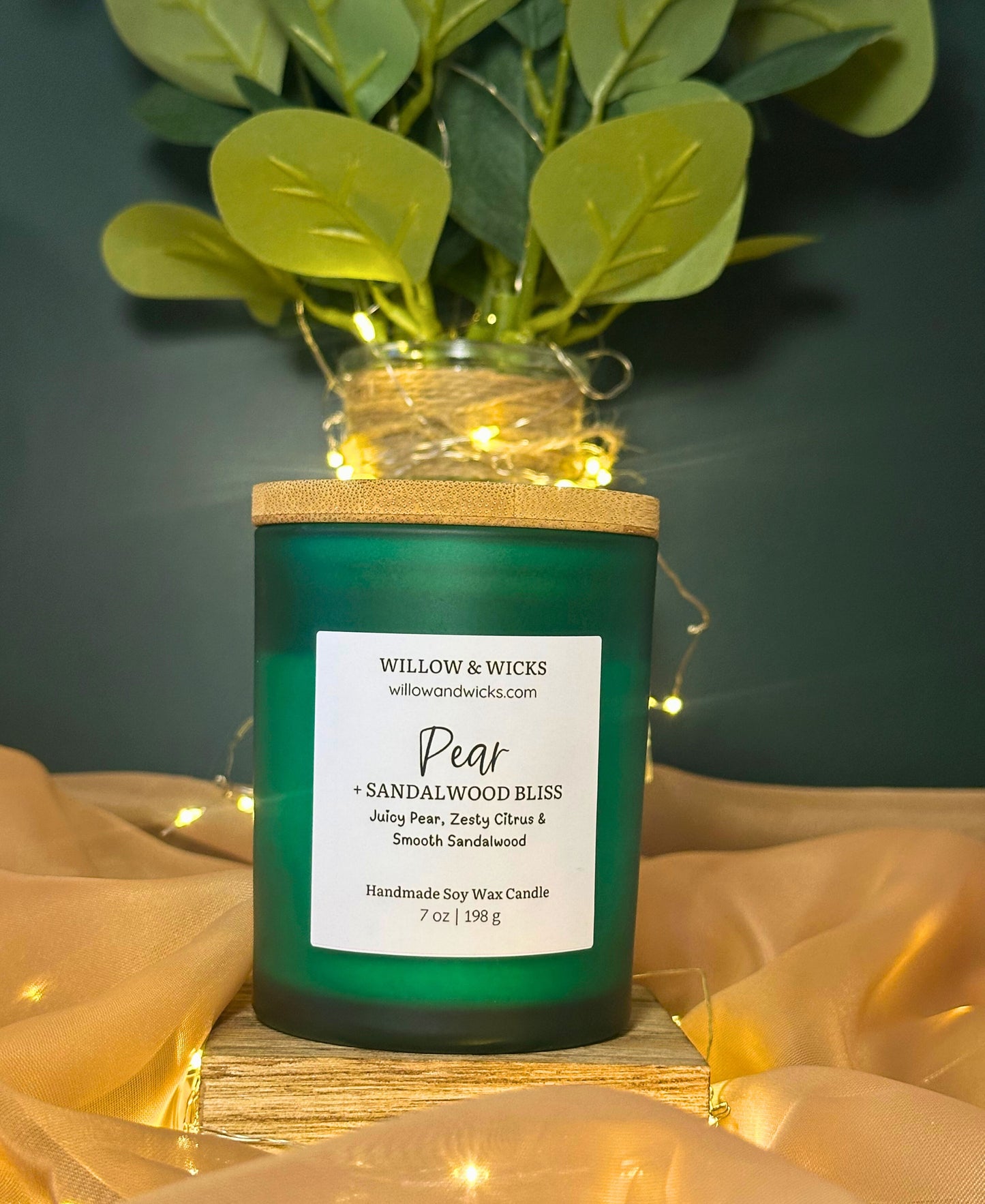 Pear & Sandalwood Bliss Candle | Fresh Pear, Citrus & Sandalwood