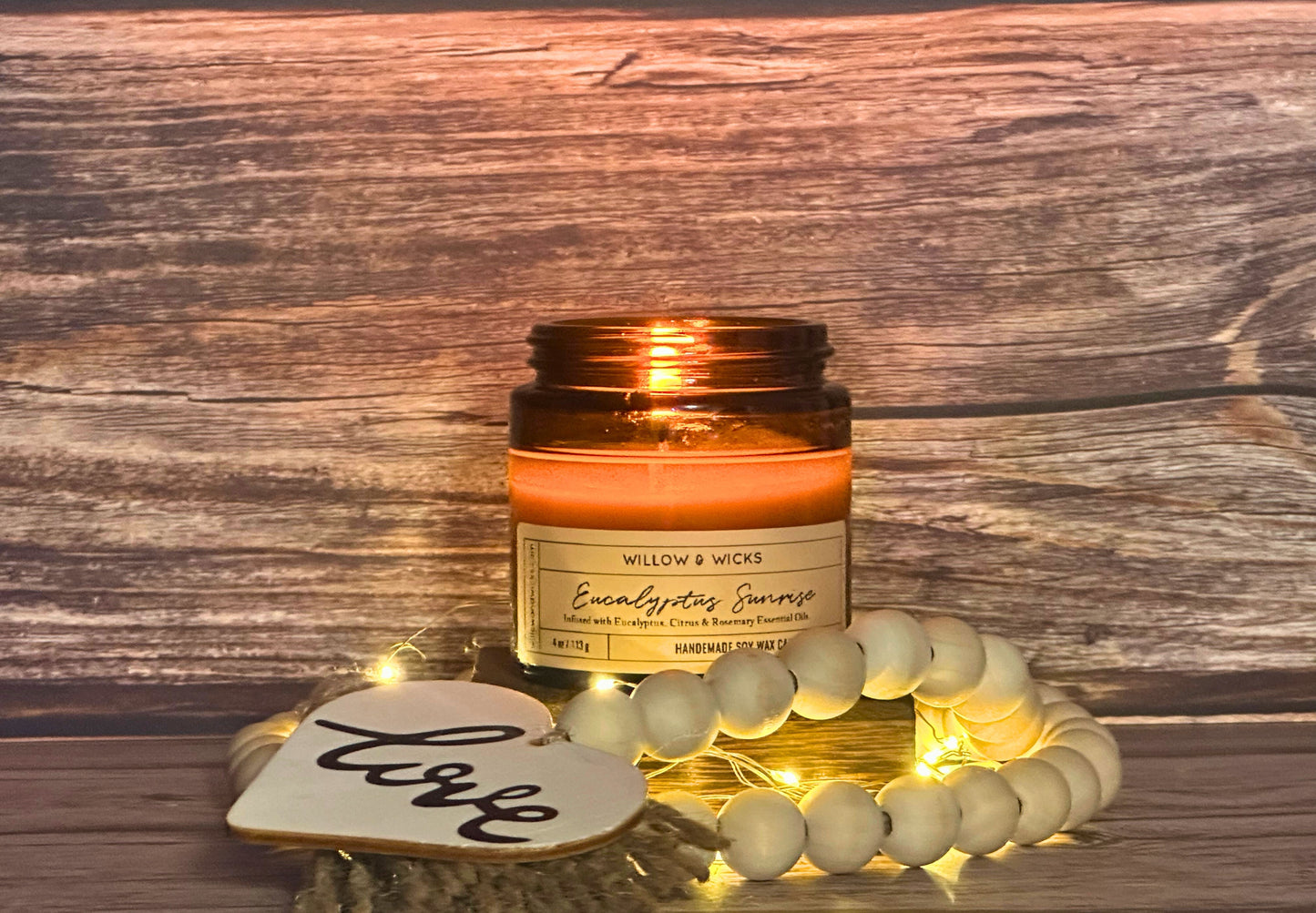 Eucalyptus Sunrise Candle  | Citrus, Eucalyptus & Rosemary