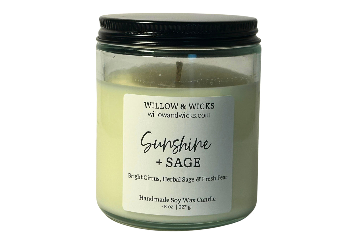 Sunshine & Sage Candle | Citrus, Pear & Sage