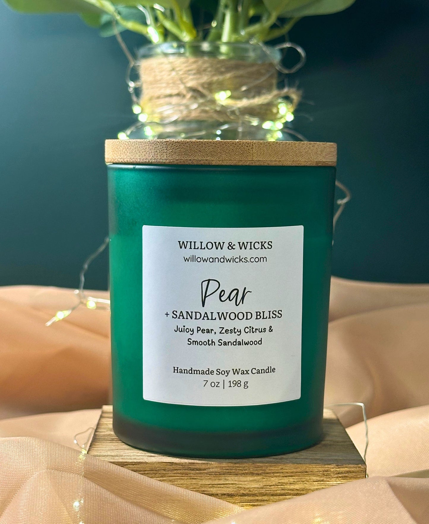 Pear & Sandalwood Bliss Candle | Fresh Pear, Citrus & Sandalwood