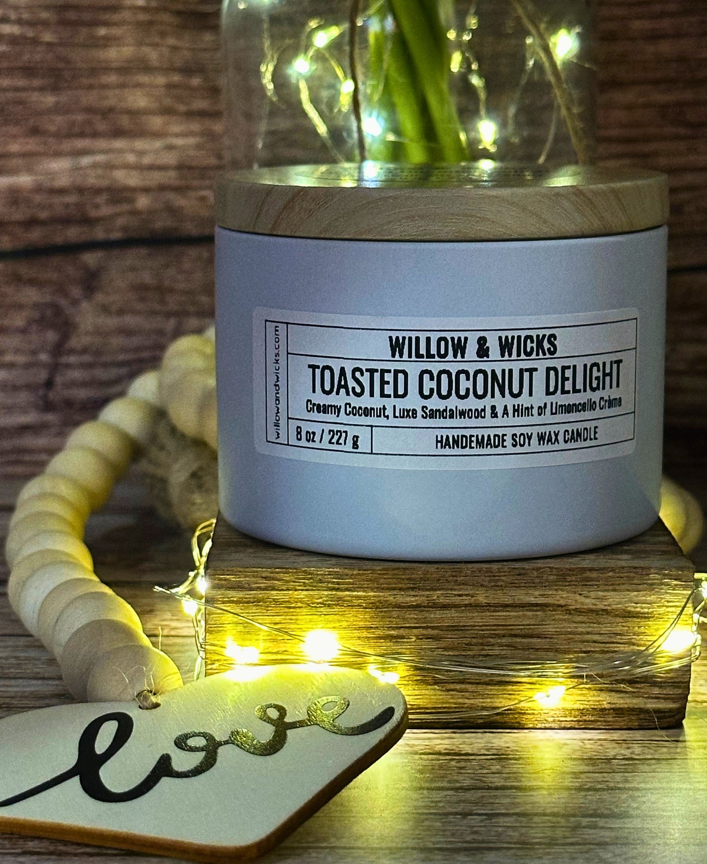 Toasted Coconut Delight Candle | Toasted Coconut, Sandalwood & Limoncello