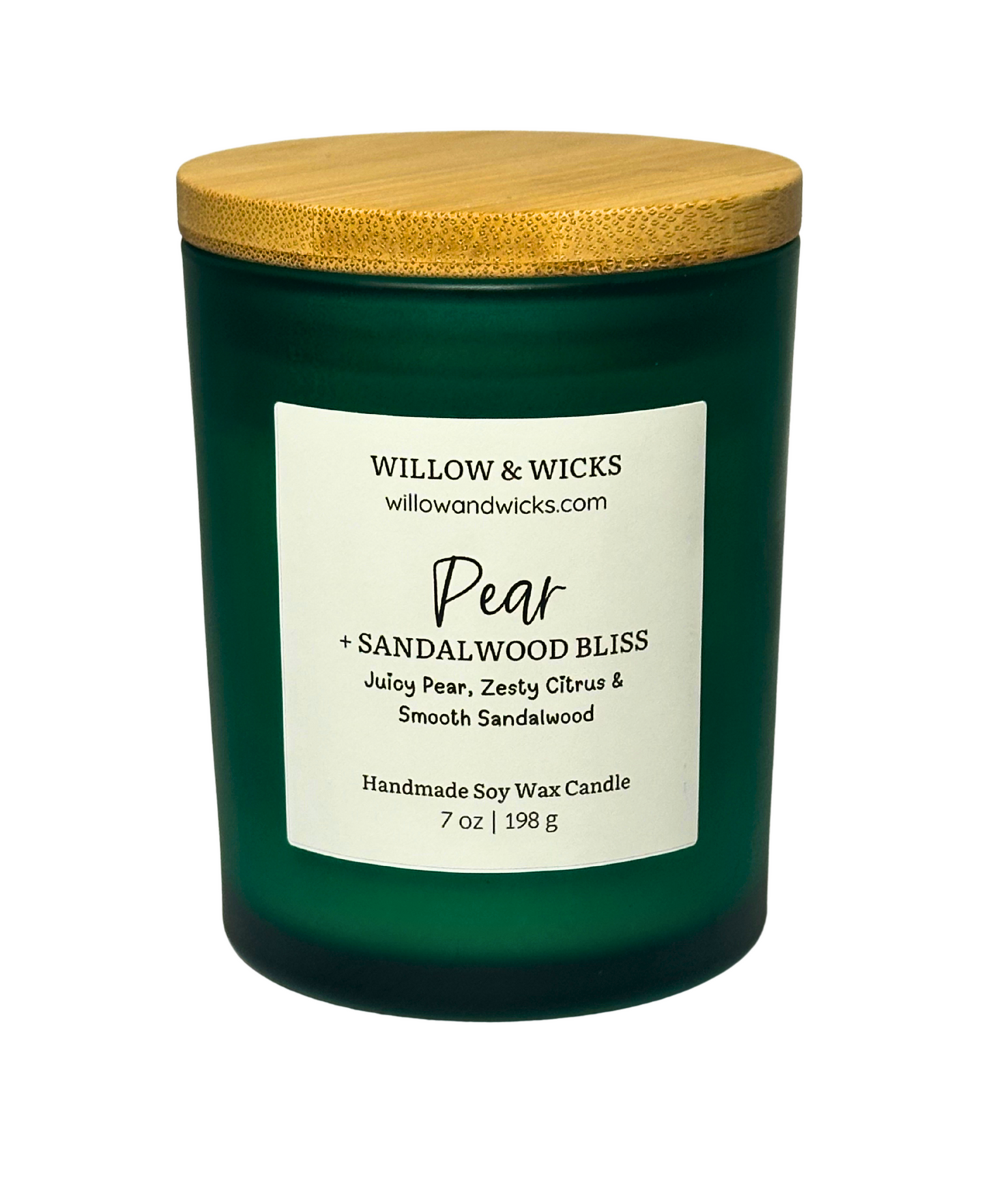 Pear & Sandalwood Bliss Candle | Fresh Pear, Citrus & Sandalwood