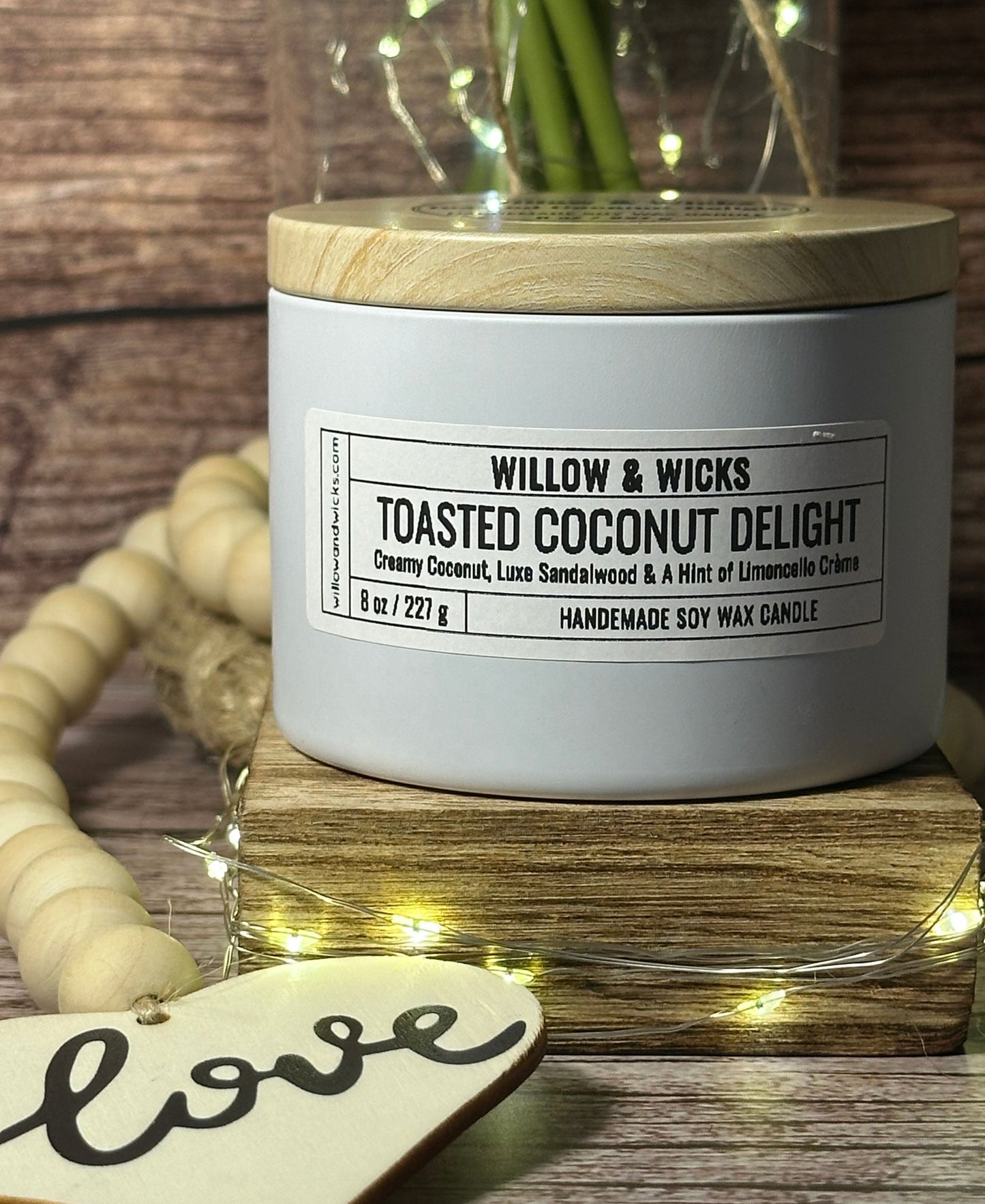 Toasted Coconut Delight Candle | Toasted Coconut, Sandalwood & Limoncello