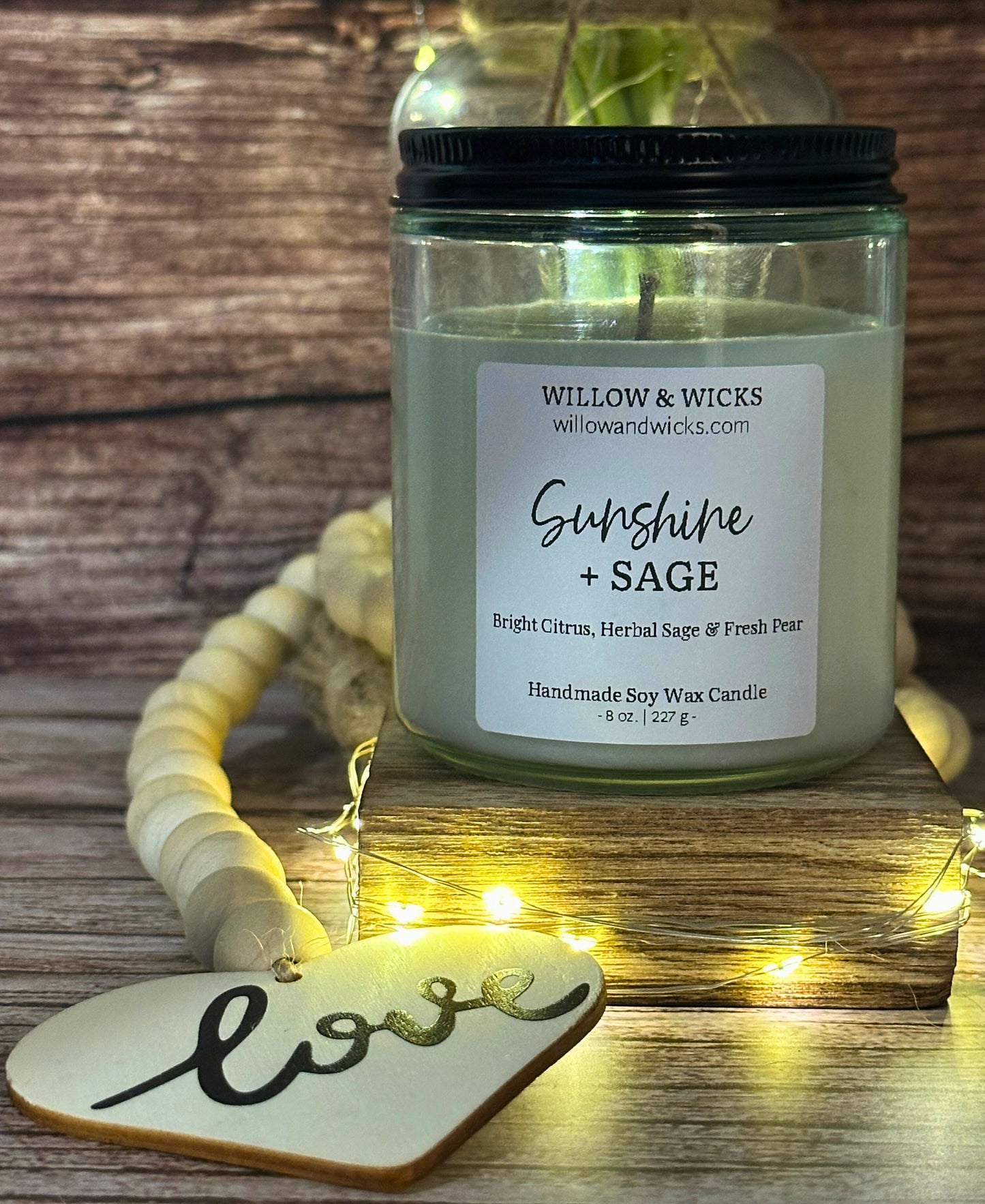 Sunshine & Sage Candle | Citrus, Pear & Sage