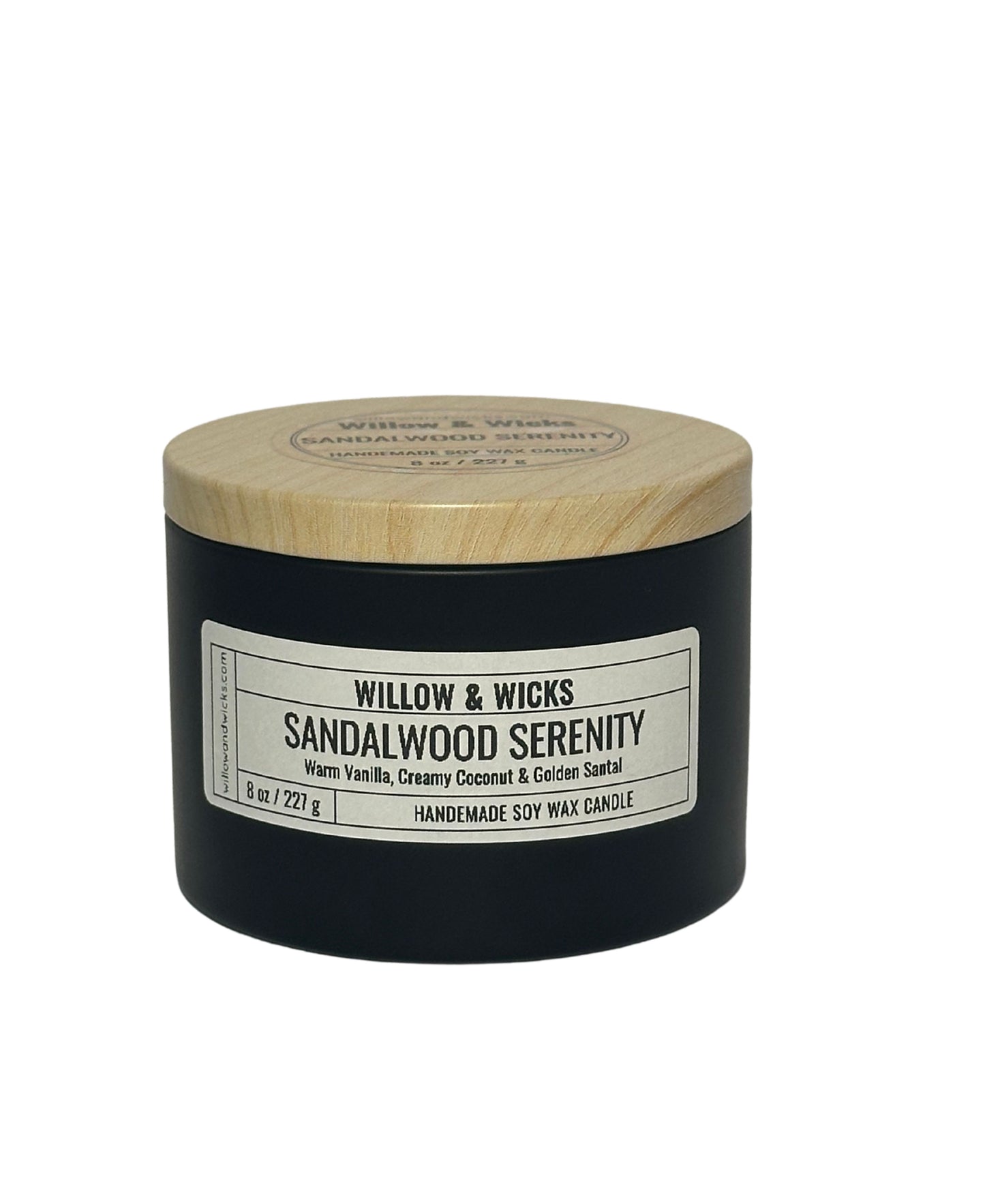 Sandalwood Serenity Candle | Vanilla, Coconut & Santal