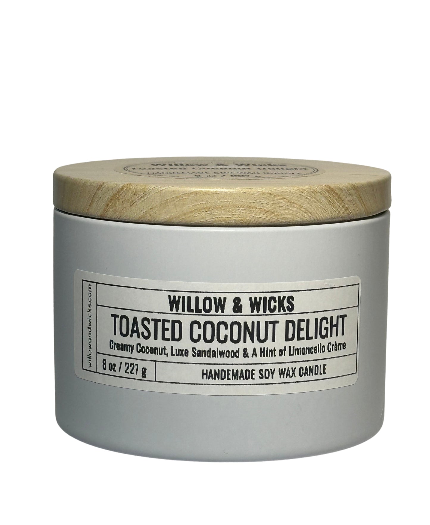 Toasted Coconut Delight Candle | Toasted Coconut, Sandalwood & Limoncello