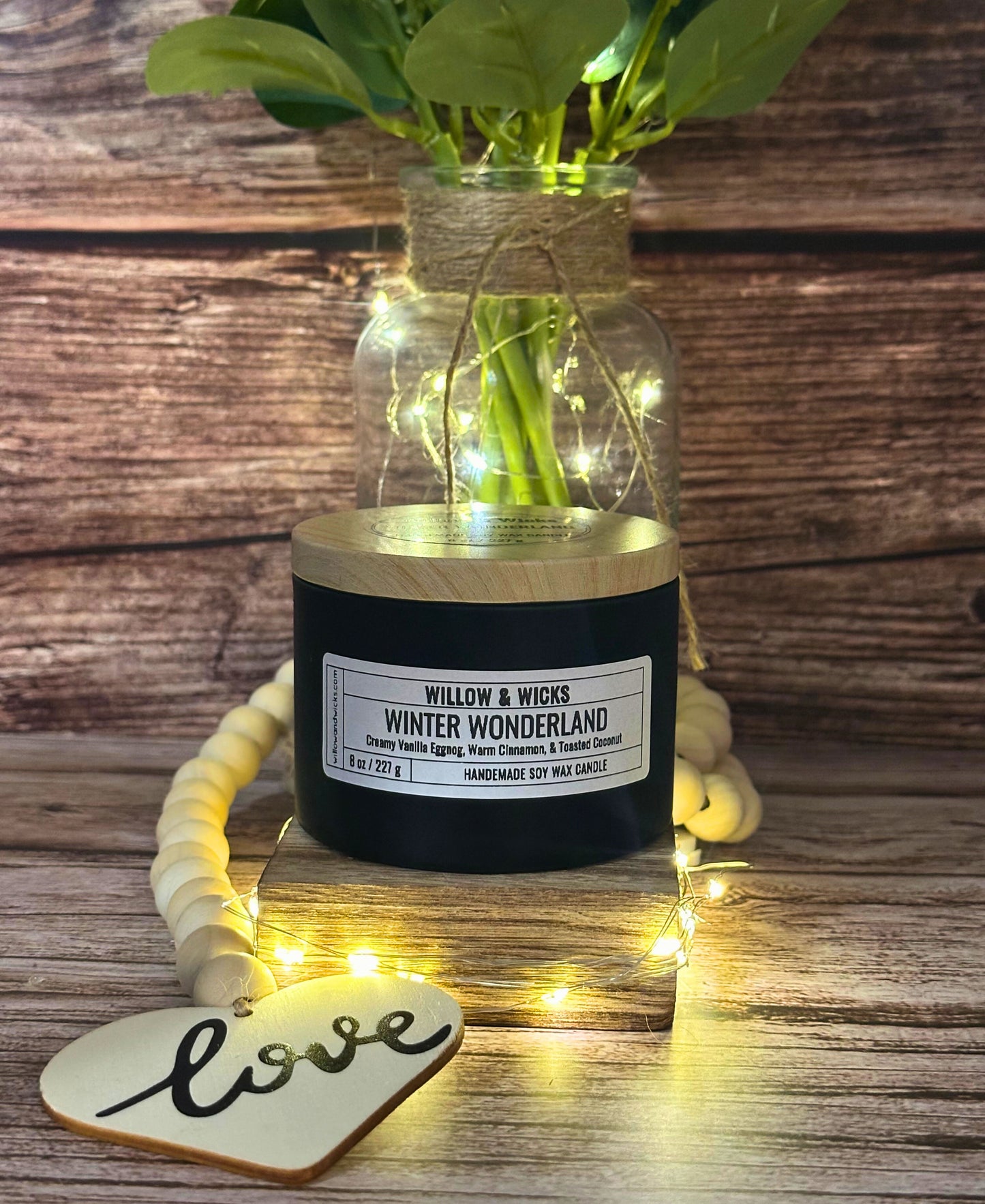 Winter Wonderland Candle | Vanilla Eggnog, Cinnamon & Toasted Coconut