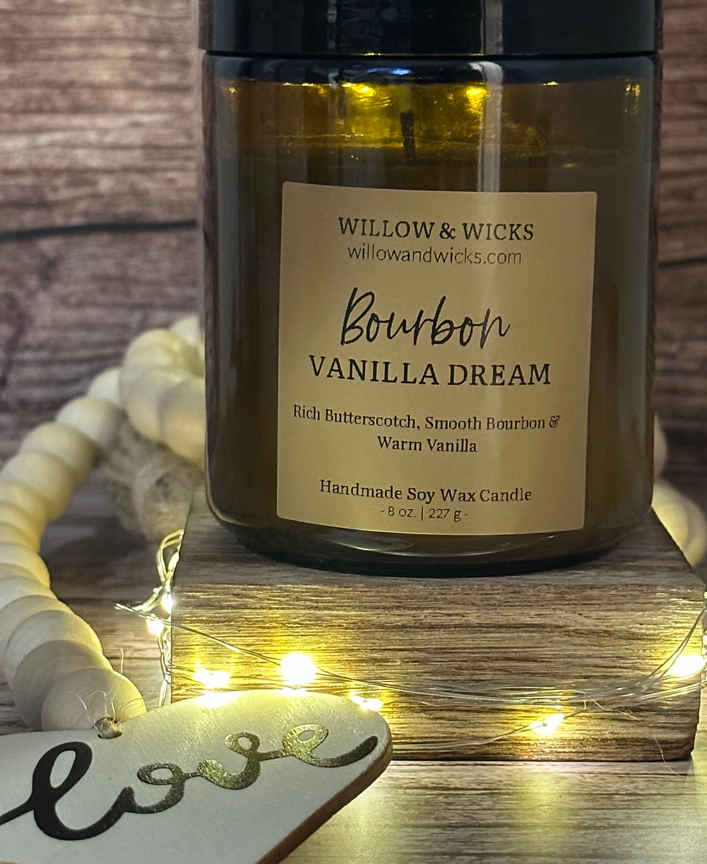 Bourbon Vanilla Dream Candle | Butterscotch, Bourbon & Vanilla