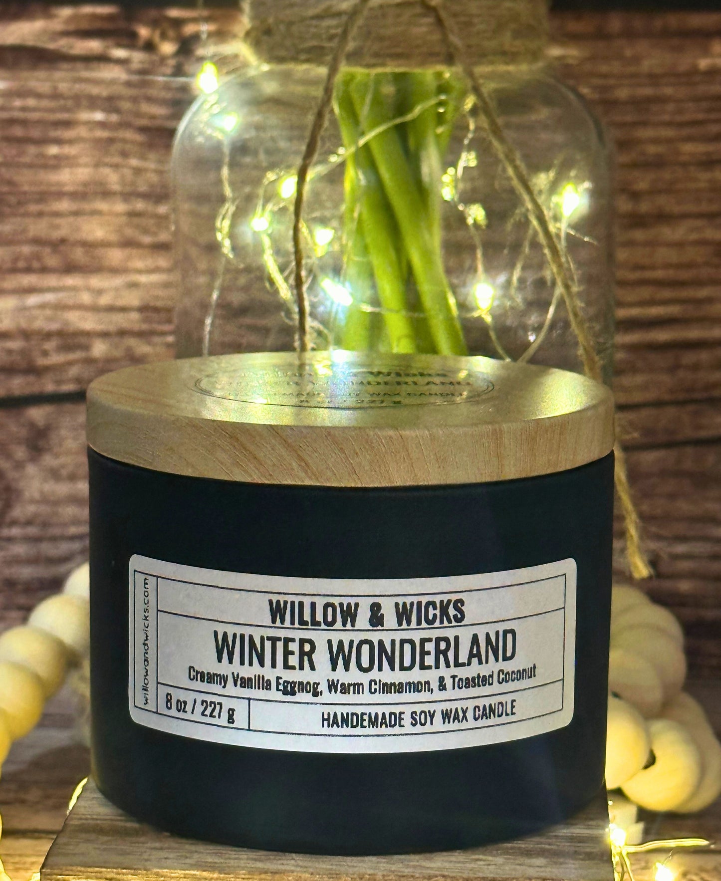 Winter Wonderland Candle | Vanilla Eggnog, Cinnamon & Toasted Coconut