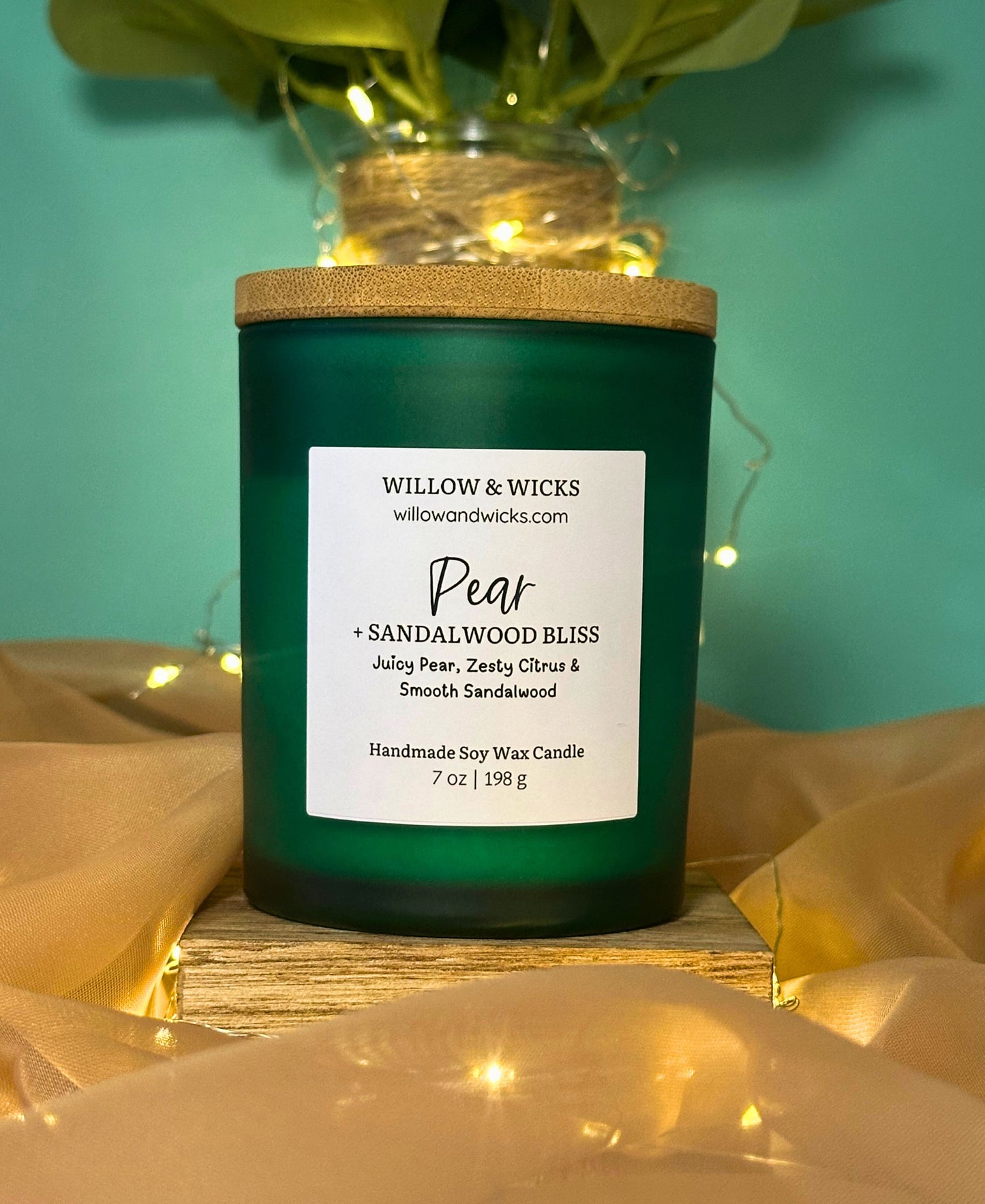 Pear & Sandalwood Bliss Candle | Fresh Pear, Citrus & Sandalwood