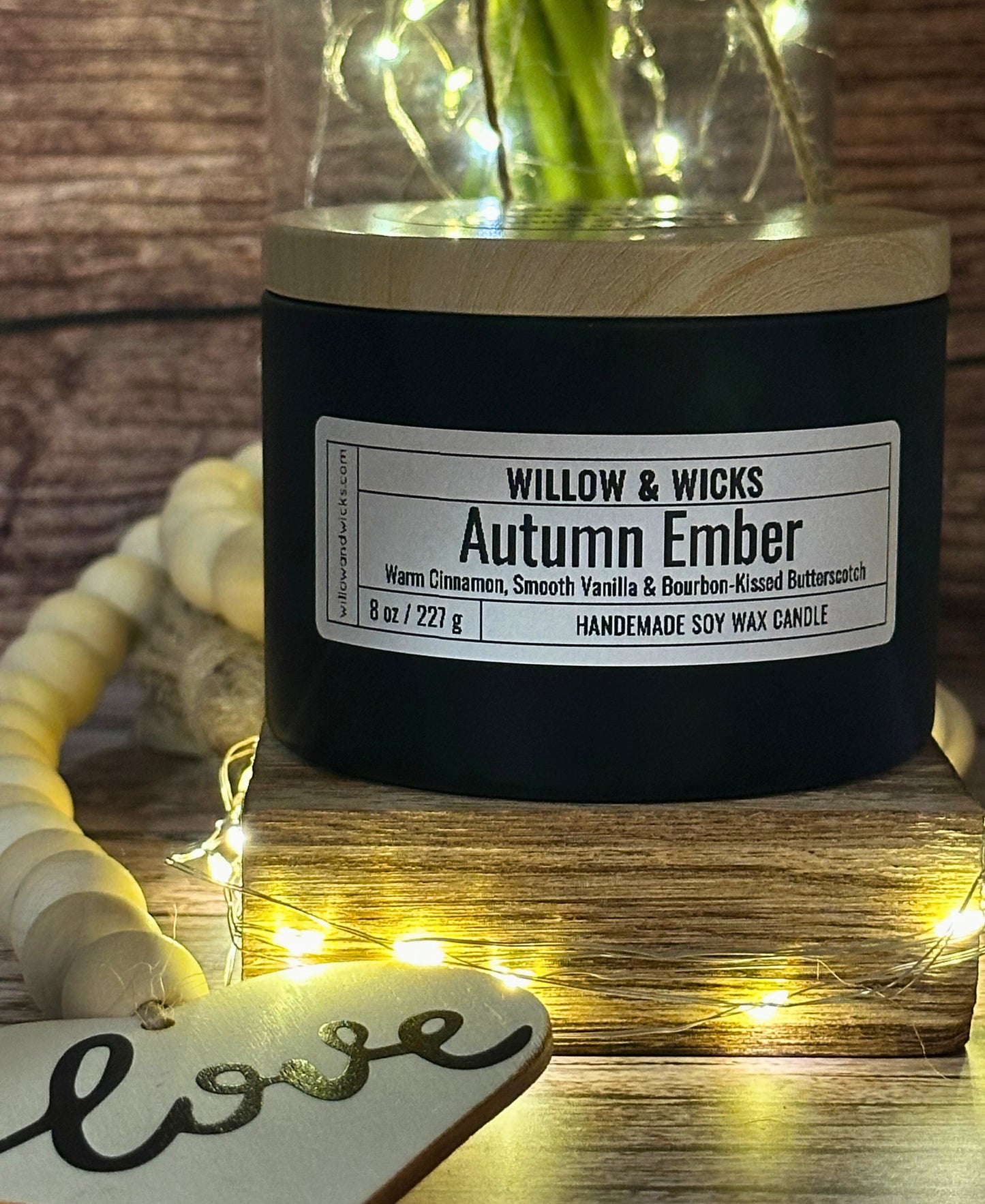 Autumn Ember Candle | Cinnamon, Vanilla & Butterscotch